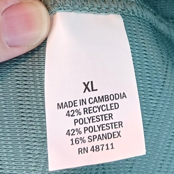 #161 3/$18 - NWT MTA Sport Green Tank Top Size XL - Picture 5 of 8